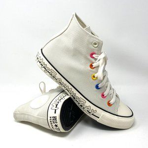 Converse Men's 170293F My Story Canvas Egret White High Top Sneaker AUTHENTIC